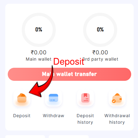 Teer Win Deposit option